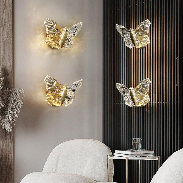 MIRODEMI® Luxury Stylish Light in the Shape of Butterfly for Bedroom, Living Room image | luxury lighting | butterfly lamps