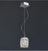 MIRODEMI® New modern small chandelier lighting for dining room, bedside island 4.7x4.7 / 2 pcs / Warm Light