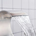 MIRODEMI® Bright Waterfall Basin Faucet Dual Crystal Handle Bathroom Sink Mixer Tap