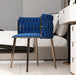 Light Luxury Nordic Single Sofa Chair Blue