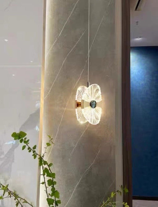MIRODEMI® Modern Chandelier in the Shape of Lotus Leaf for Dining Room image | luxury lighting | leaf shape chandeliers