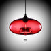 MIRODEMI® Modern hanging loft Glass lustre Pendant Lamp for restaurant, bar, kitchen Red