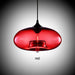 MIRODEMI® Modern hanging loft Glass lustre Pendant Lamp for restaurant, bar, kitchen Red