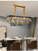 MIRODEMI® Black crystal ceiling chandelier for living room, dining room, kitchen island
