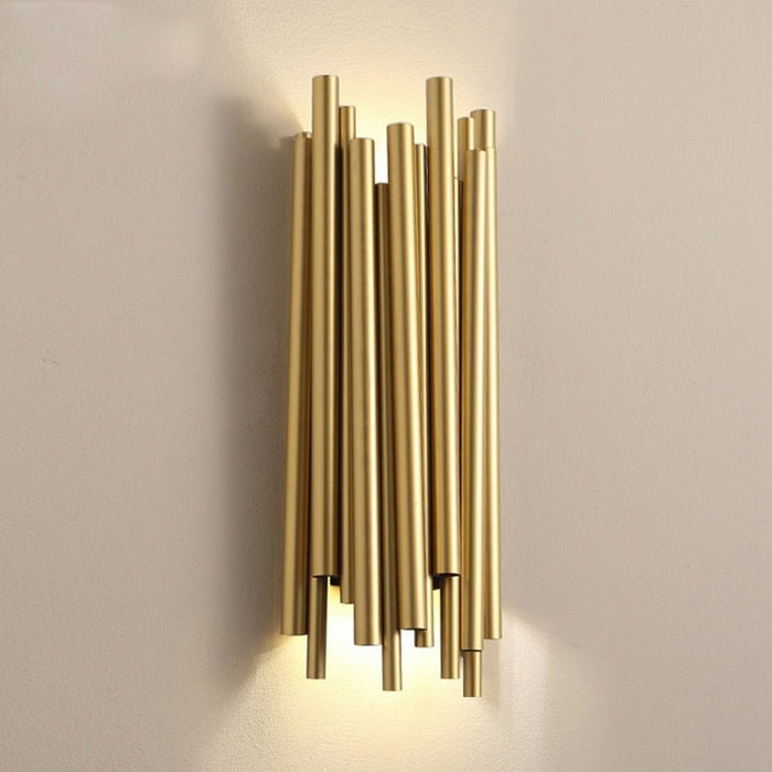 MIRODEMI® Polished Steel Luminaria. Wall lamp for home Warm Light 3000K