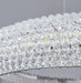 MIRODEMI® Chrome ring crystal chandelier for living room, dining room, bedroom