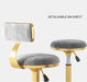 Nordic-Styled Swivel Lifting Bar Stool Made of Metal with Backrest image | luxury furniture | luxury bar stools | home decor