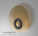 MIRODEMI® Gold/Black Modern LED wall lamp for Living room, bedroom, Dining Room F / Dia11.8" / 3000K 4000K 6000K