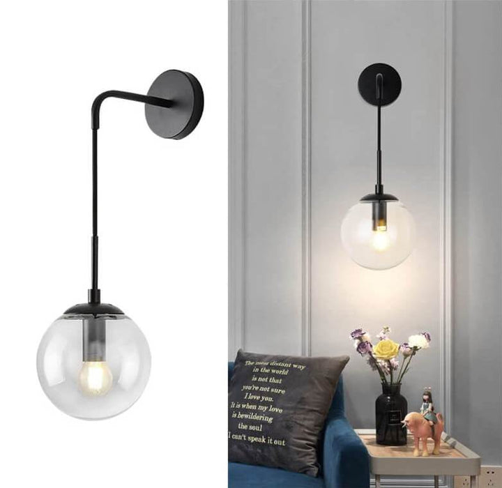 MIRODEMI® Modern LED Wall Lamp in the Shape of Glass Ball for Dining Room