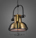 MIRODEMI® Iron Factory Vintage Pendant Light for Bar, Kitchen, Restaurant Bronze / Dia48.0cm / Dia18''