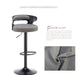 Minimalistic Black Leg Leather Bar Chair image | luxury furniture | bar chairs | bar stools | comfortable stools | bar decor