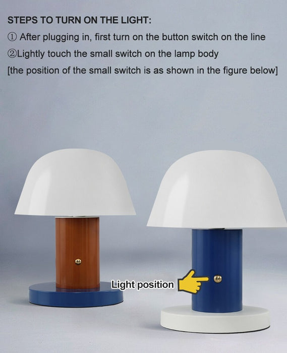 MIRODEMI® Creative Designer Touch Switch Semicircle Table Lamp