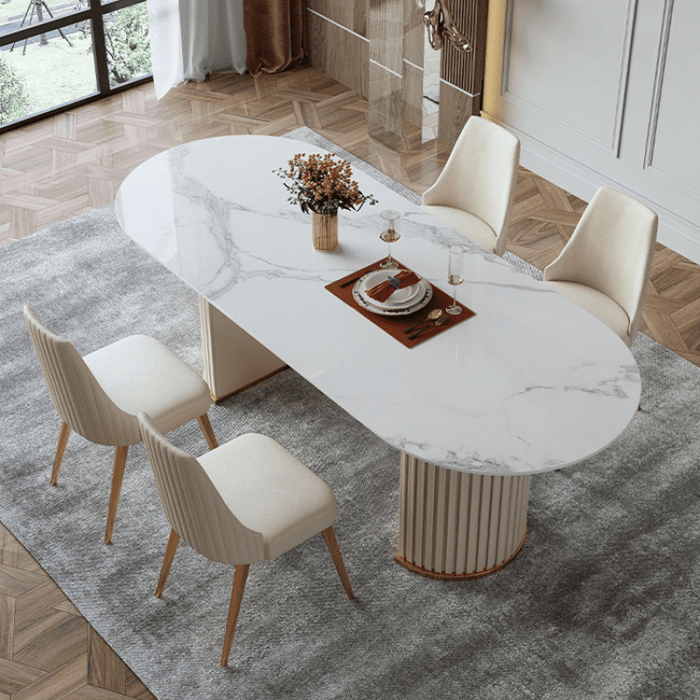 Fireproof & High Temperature Resistance Marble Kitchen Table image | luxury furniture | luxury tables | home decor