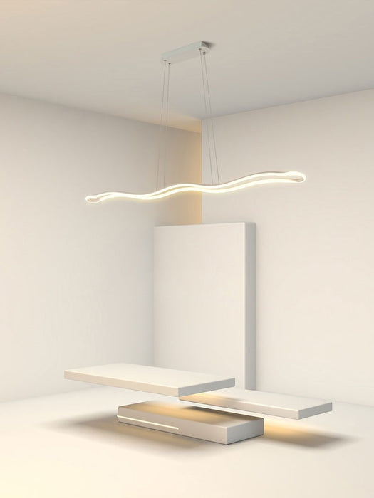 MIRODEMI® Original Waves LED Pendant Lamp for Dining Room, Kitchen, Living Room White