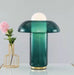 MIRODEMI® New Green Glass LED Light Modern Mushroom Table Lamp