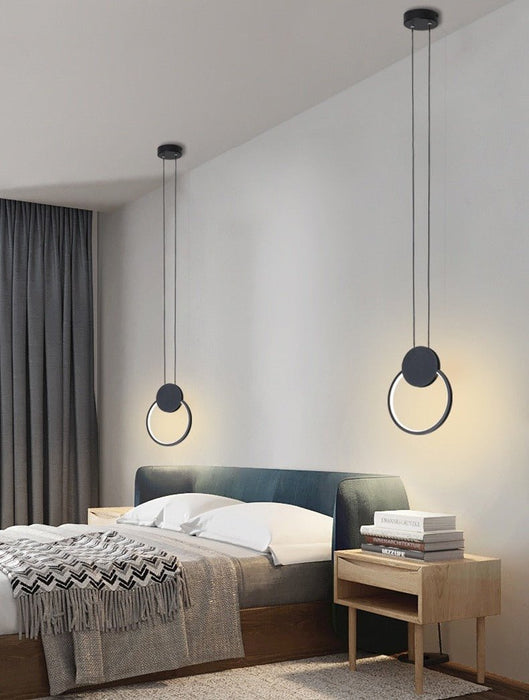 MIRODEMI® Modern LED Minimalist Creative Long Pendant Light Luminaire Round / Changeable