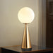 MIRODEMI® Postmodern Cone Golden Glass Creative Bedside Table Lamp Warm light / Dia5.9*H16.9"