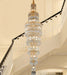 MIRODEMI® Pegli | New Luxury Long Crystal Chandelier for Stairway Warm light
