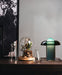 MIRODEMI® New Green Glass LED Light Modern Mushroom Table Lamp