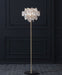 MIRODEMI® Nordic Luxury Copper Crystal Marble LED Floor Lamp Warm light / Black base