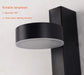 MIRODEMI® Black/Gold Simple Rotating Indoor LED Wall Sconce
