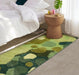 Moss feeling 3D Tufting area rug in green color