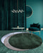 Nordic style Post modern pattern Abstract art area rug Dark Green / 3'3"x3'11" (100x120cm)