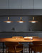 MIRODEMI® Industrial LED Solid Walnut Wood Pendant Light for Restaurant, Bar, Dining Room