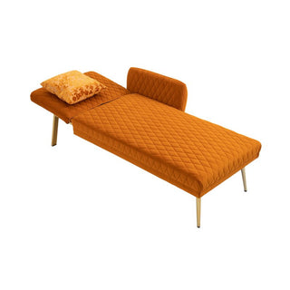 Tufted lounger accent sofa for the living room, modern style