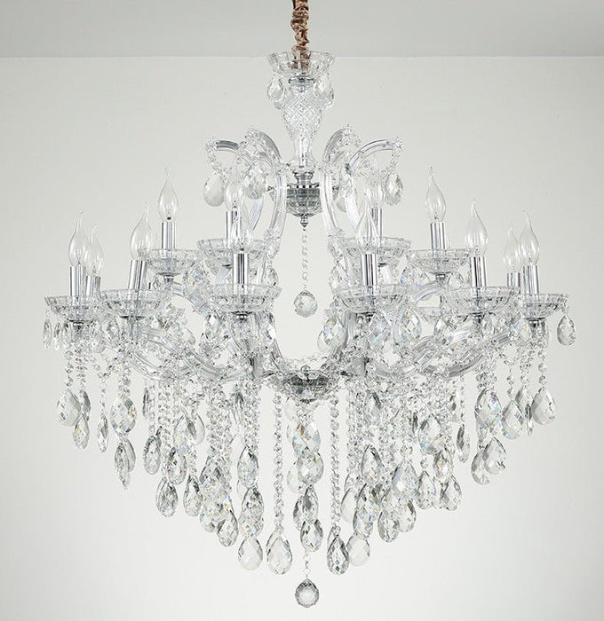 MIRODEMI® European-style LED Crystal Creative Candle Light Retro Chandelier