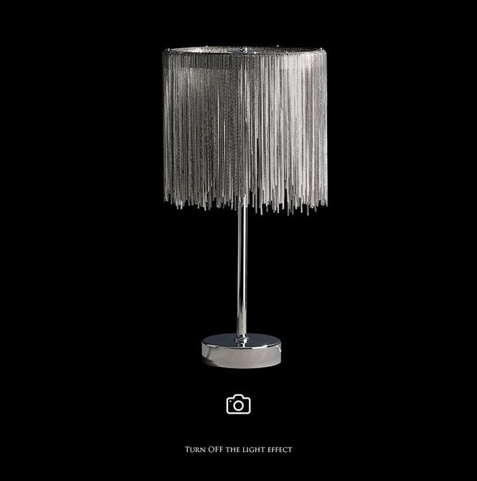 MIRODEMI® Postmodern LED Luxury Bedroom Bedside Tassel Table Lamp