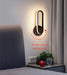 MIRODEMI® Black/White Iron Adjustable LED Wall Sconce for Bedroom, Living Room