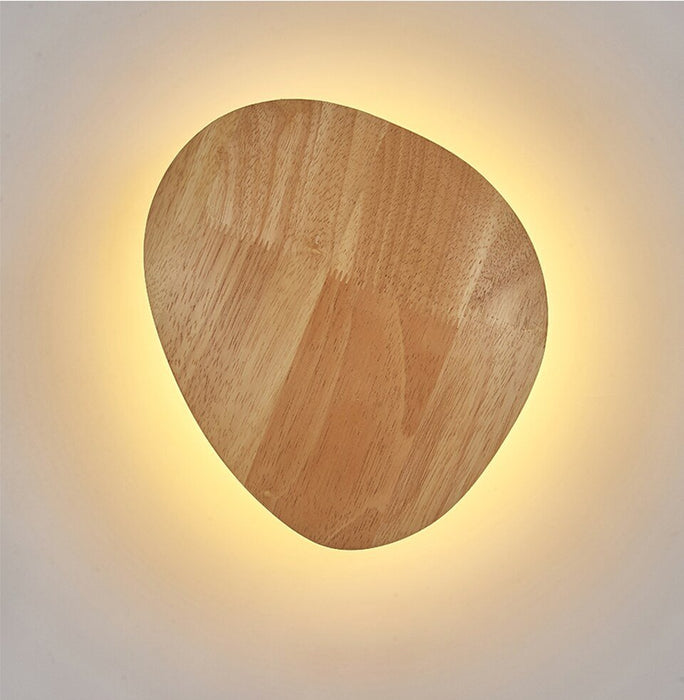 MIRODEMI® Round/Oval Modern LED Northern Europe Wooden Wall Sconce Oval / Dia9.8*H8.3"