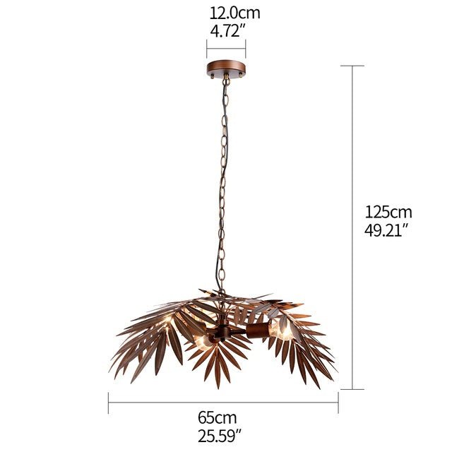 MIRODEMI® Modern Loft coconut tree pendant lamp for living room, restaurant, bedroom, lobby, hotel PYZS1