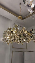Alfano | Gold Creative Luxury Design Crystal LED Chandelier