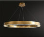 MIRODEMI® Gold crystal ceiling chandelier for living room, dining room, bedroom, bar