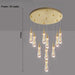 MIRODEMI® Water drop design crystal chandelier for living room, dining room, office, bar, stairwell 10 Lights / Warm Light
