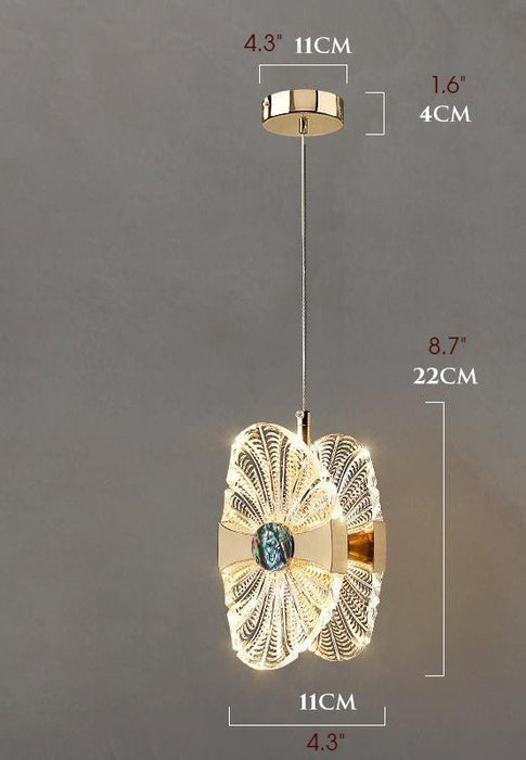 MIRODEMI® Modern Chandelier in the Shape of Lotus Leaf for Dining Room
