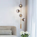MIRODEMI® Luxury LED Pendant Light in the Shape of Glass Ball for Dining Room Cool Light / Gold / Milky Glass