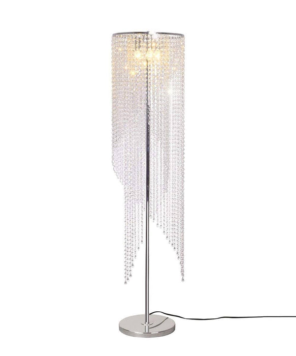 MIRODEMI® Modern LED Crystal Floor Lamp for Office, Foyer