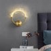 MIRODEMI® Minimalist Luxury Crystal LED Wall Lamp for Bedroom, Hallway, Study image | luxury lighting | luxury wall lamps