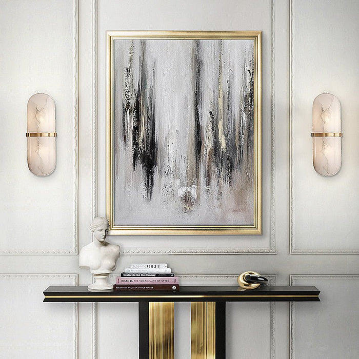 MIRODEMI® Luxury Marble Wall Lamp for Living Room, Bedroom, Corridor image | luxury lighting | marble wall lamps