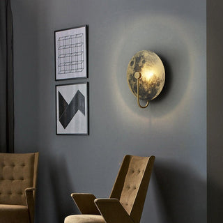 MIRODEMI® Creative Wall Lamp in the Shape of the Moon, Living Room, Bedroom image | luxury lighting | moon shape wall lamps