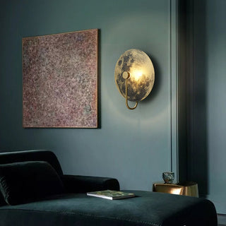 MIRODEMI® Creative Wall Lamp in the Shape of the Moon, Living Room, Bedroom image | luxury lighting | moon shape wall lamps