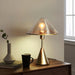 MIRODEMI® Amber Mushroom LED Light Glass Table Lamp