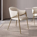 Light Luxury Postmodern Minimalist Dining Chair White