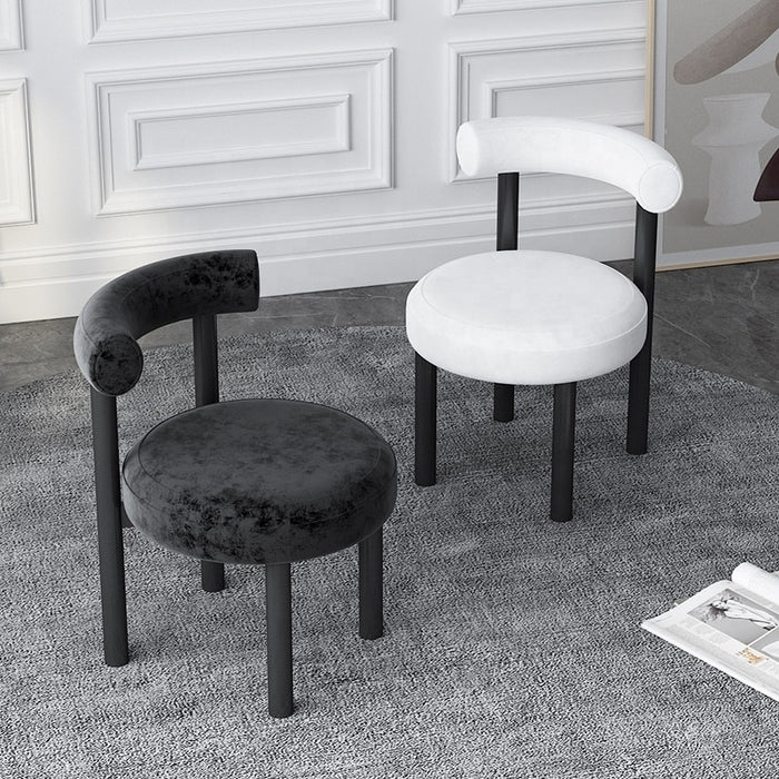 Modern Minimalist Fabric Dining Creative Chair