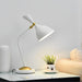 MIRODEMI® White/Black Nordic Minimalist Bedside Table Lamp for Living Room Decor White