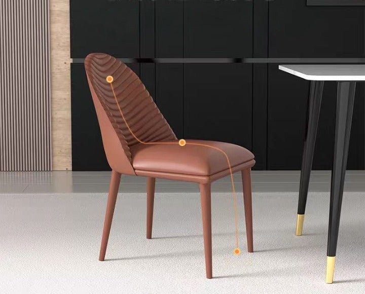 Nordic Design Leisure Backrest Dining Chair