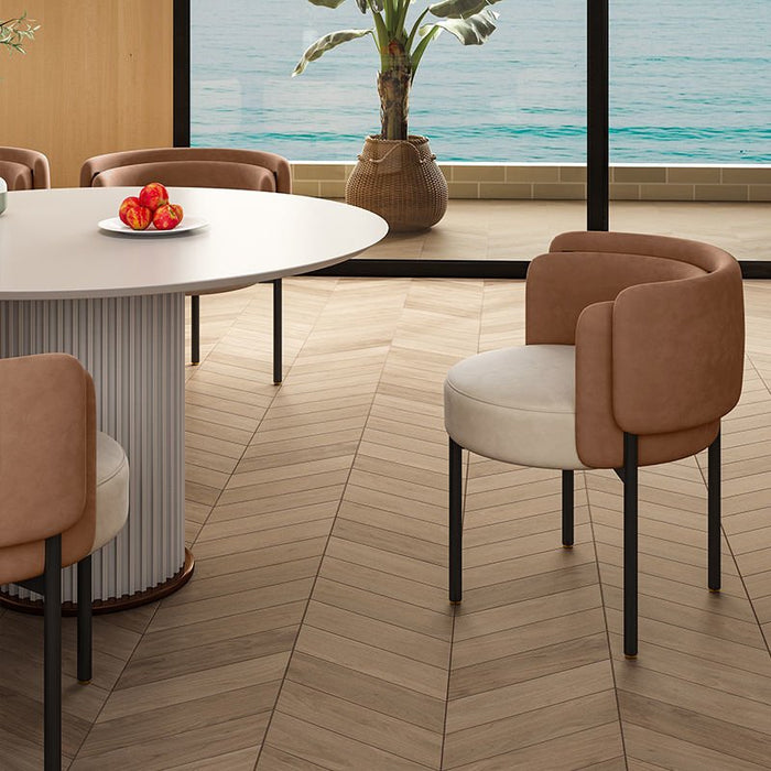 Light Luxury Technology Cloth Art Dining Chair